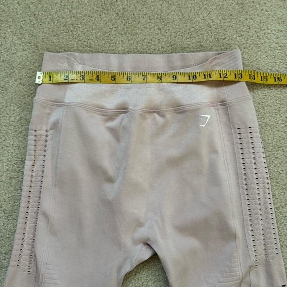 Gymshark Pink Seamless Compression Leggings Cutout - Picture 6 of 8